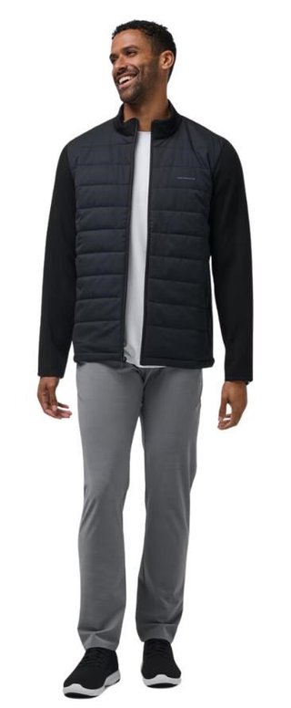 Travis Mathew Point of Sail Full Zip męska kurtka, czarna