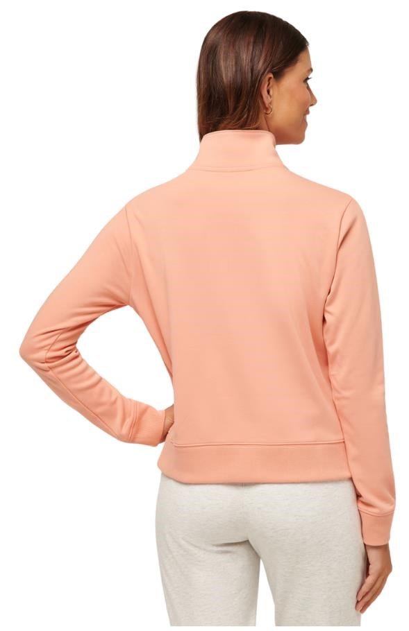 Travis Mathew Cloud Fleece Half-Zip damska bluza, canyon sunset