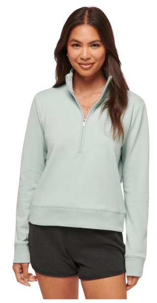 Travis Mathew Cloud Fleece Half-Zip damska bluza, ether
