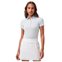 Travis Mathew Featherweight Active damskie polo, heather kentucky blue
