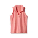 Travis Mathew Featherweight Active damskie polo bez rękawów, kolor łososia