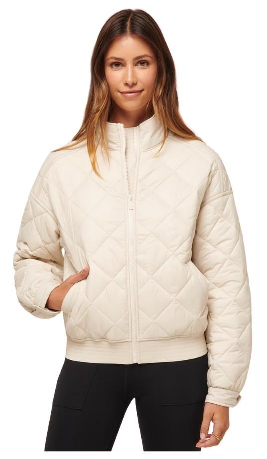 Travis Mathew Lights at Night Quilted damska kurtka, pumice stone