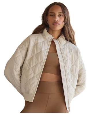 Travis Mathew Lights at Night Quilted damska kurtka, pumice stone