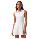 Travis Mathew Moveknit Sleeveless Polo damska sukienka, biała