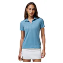 Travis Mathew Featherweight Active Printed damskie polo, smoke blue multi