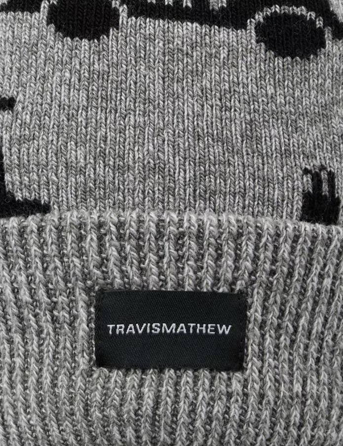 Travis Mathew Mapes męska czapka zimowa, szara
