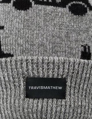 Travis Mathew Mapes męska czapka zimowa, szara