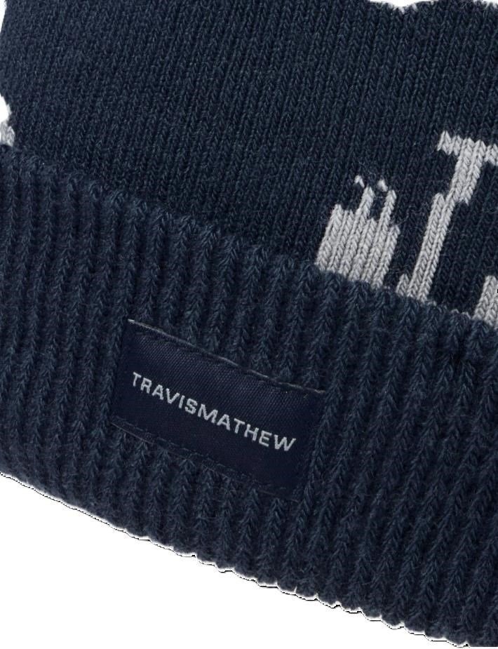 Travis Mathew Mapes męska czapka zimowa, granatowa