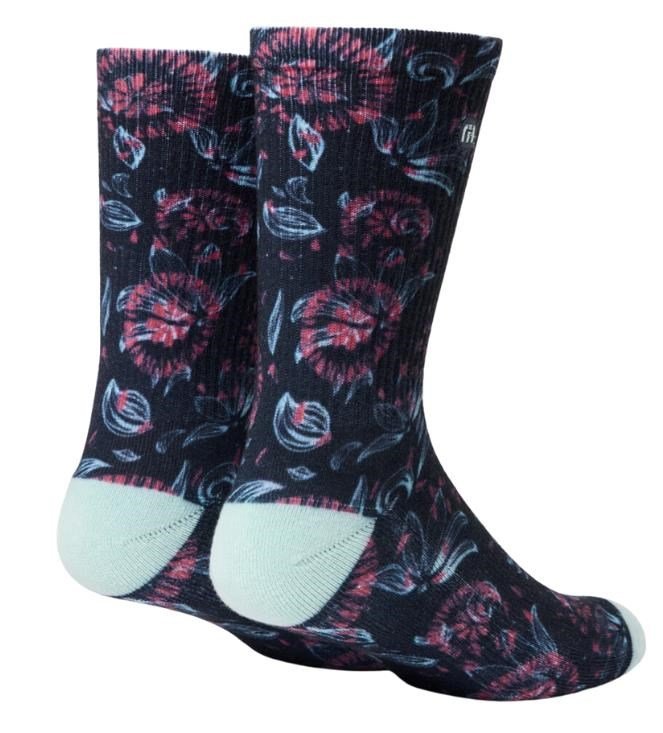 Travis Mathew Flourish Crew unisex skarpetki, 1para, mood indigo