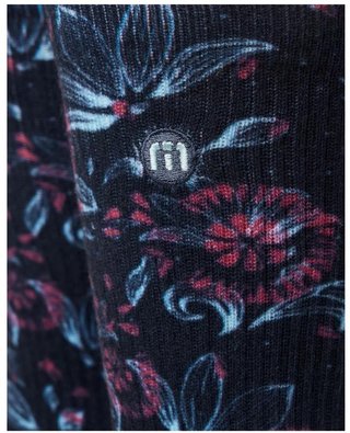 Travis Mathew Flourish Crew unisex skarpetki, 1para, mood indigo