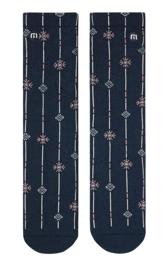 Travis Mathew Deco Crew unisex skarpetki, 1para, mood indigo