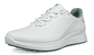 Ecco S-casual męskie buty golfowe, białe