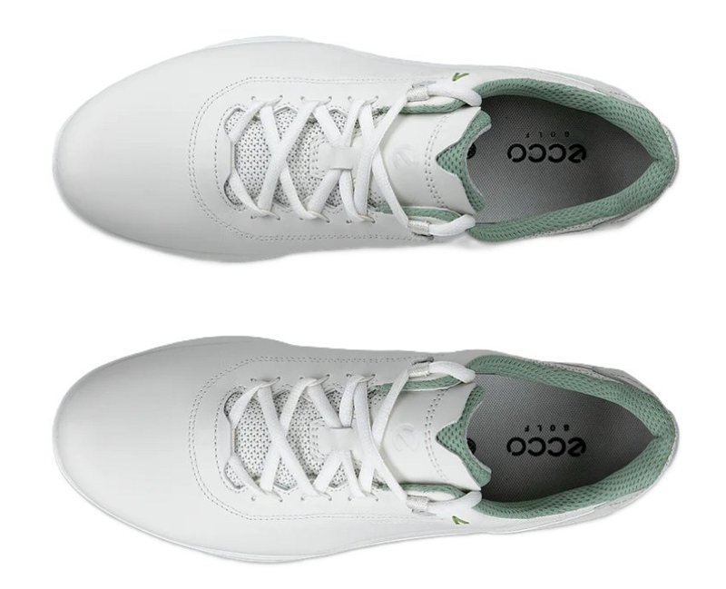 Ecco S-casual męskie buty golfowe, białe