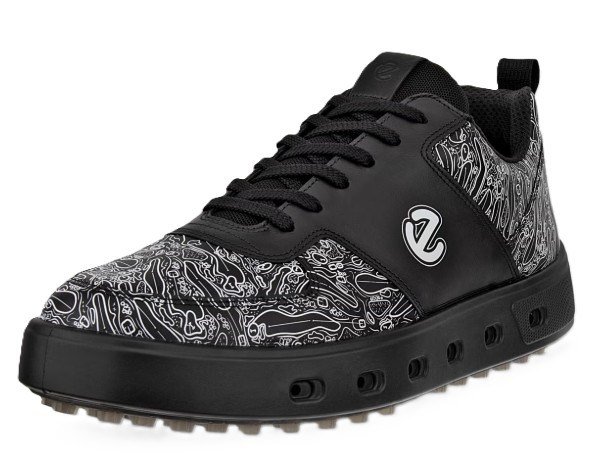 Ecco Street 720 męskie buty golfowe, czarne