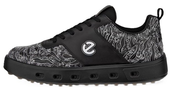Ecco Street 720 męskie buty golfowe, czarne