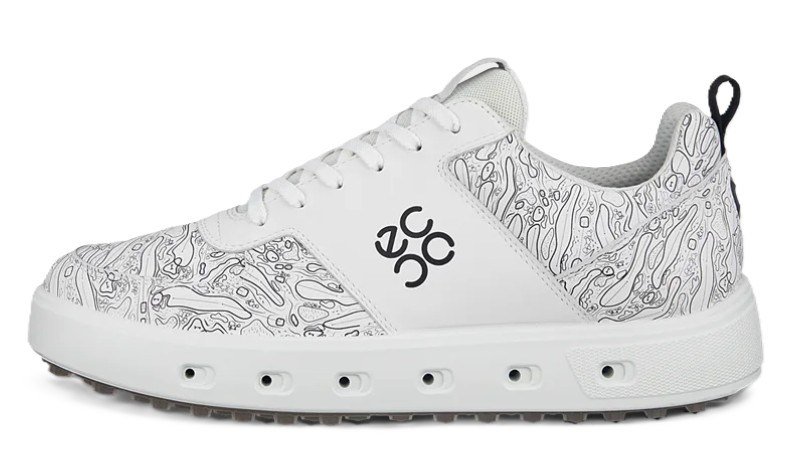 Ecco Street 720 męskie buty golfowe, białe