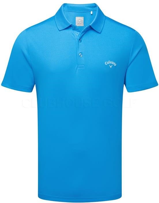 Callaway Tournament Chest Logo męskie polo, niebieski