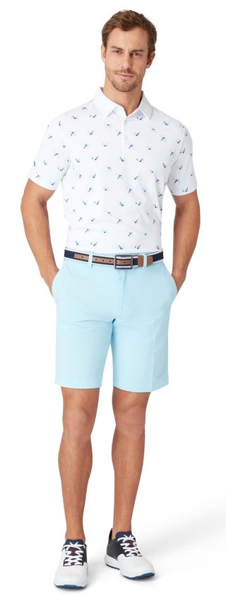 Callaway All Over Birdie męskie polo, białe