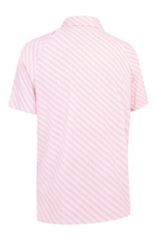 Callaway Twill Print męskie polo, strawberry pink