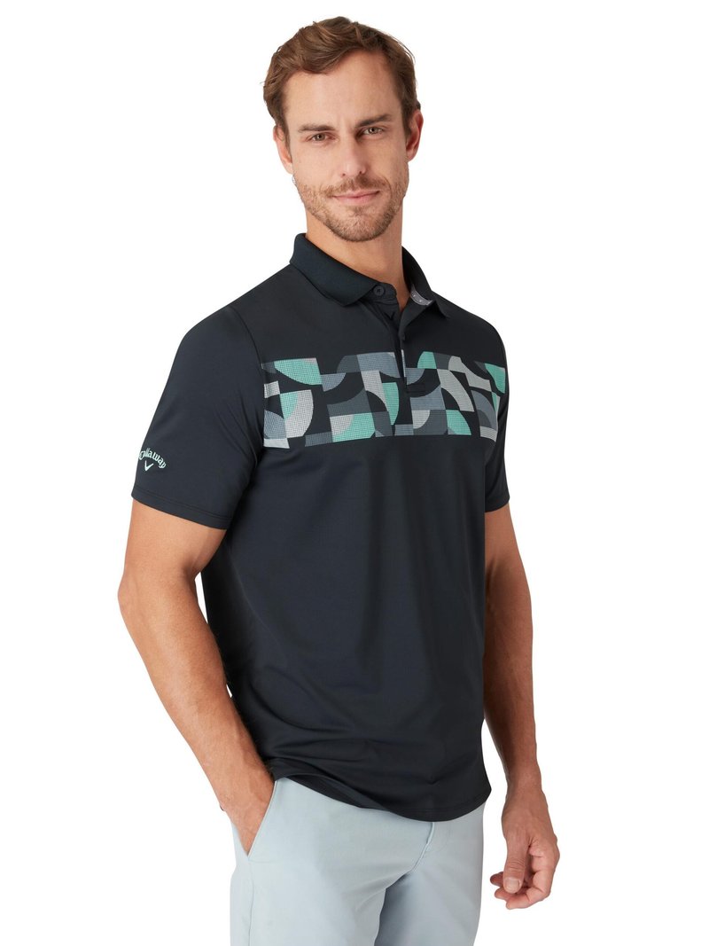Callaway Optical ‘C’ męskie polo, caviar