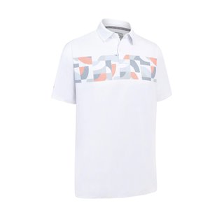 Callaway Optical ‘C’ męskie polo, białe