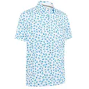 Callaway Crab Novelty Print męskie polo, białe