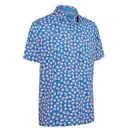 Callaway Crab Novelty Print męskie polo, galaxy blue