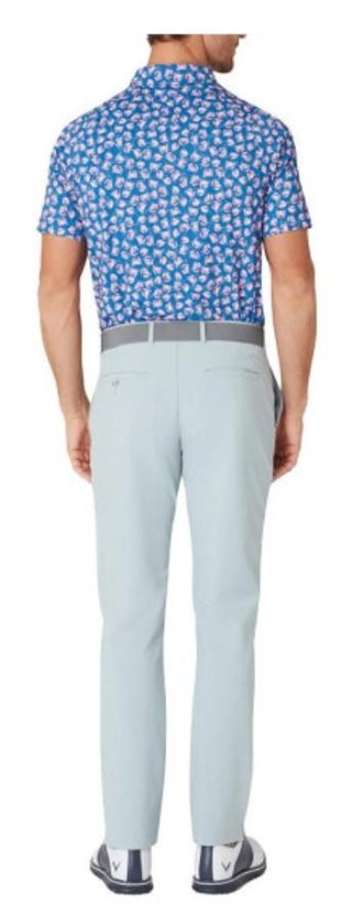 Callaway Crab Novelty Print męskie polo, galaxy blue