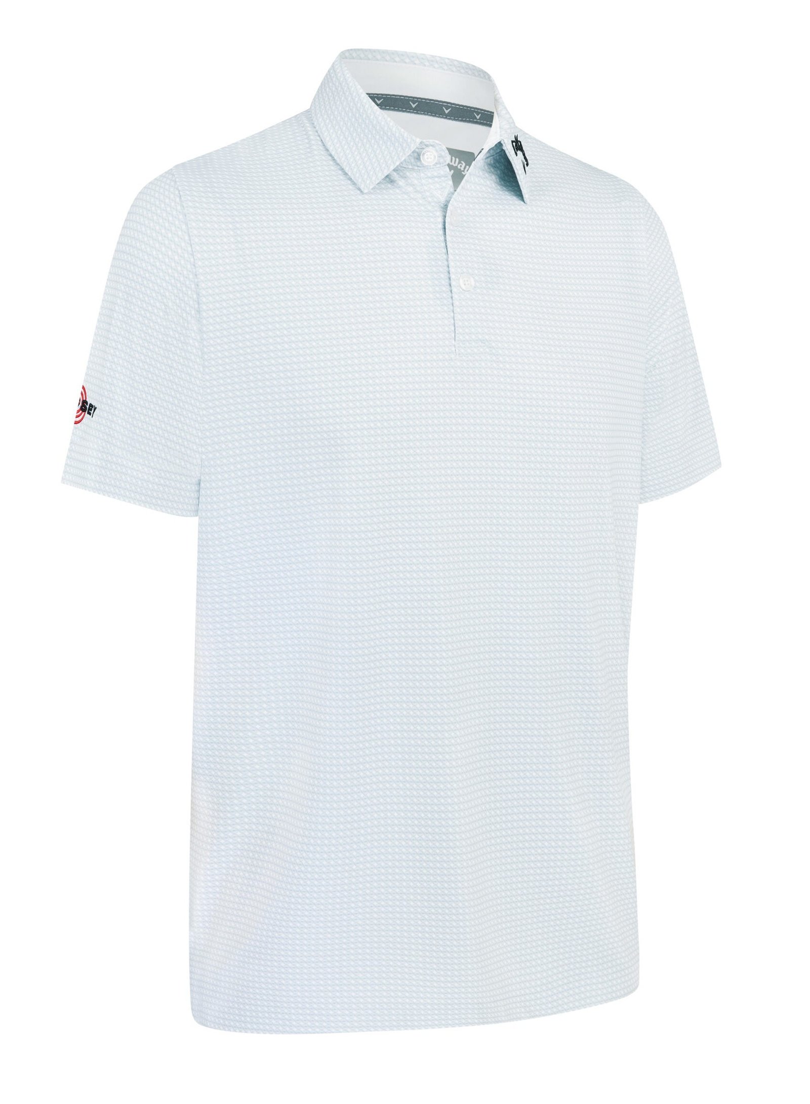 Callaway Odyssey Print męskie polo, białe