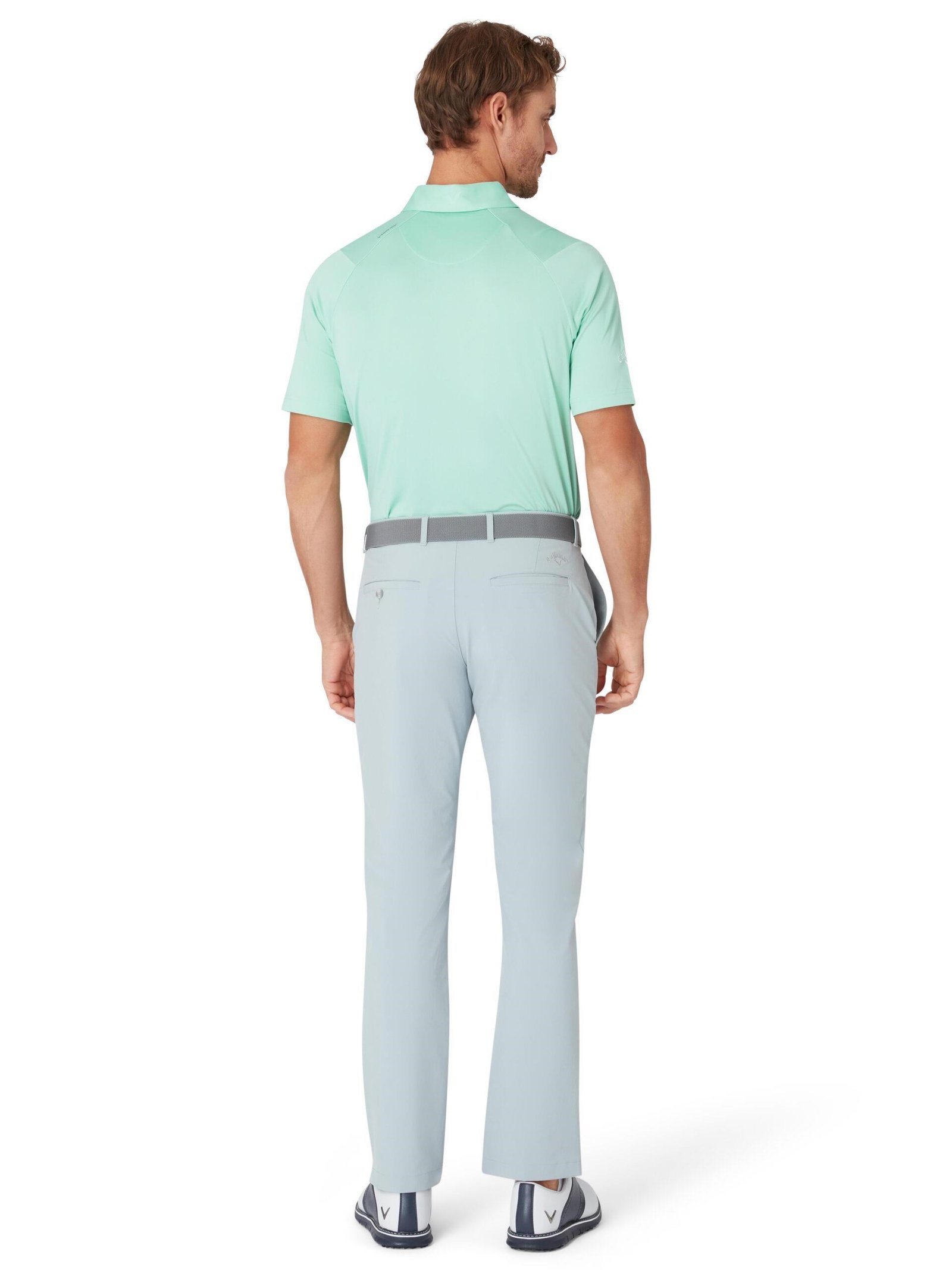 Callaway Swing Tech Solid męskie polo, neptune green