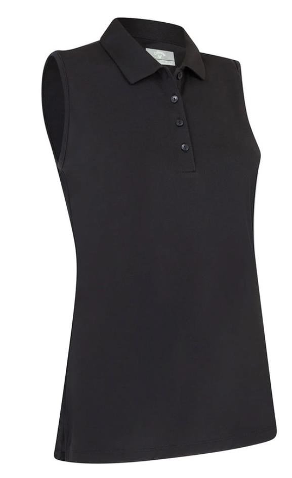 Callaway Tournament Sleeveless damskie polo, caviar