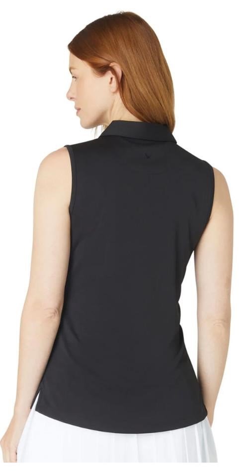 Callaway Tournament Sleeveless damskie polo, caviar