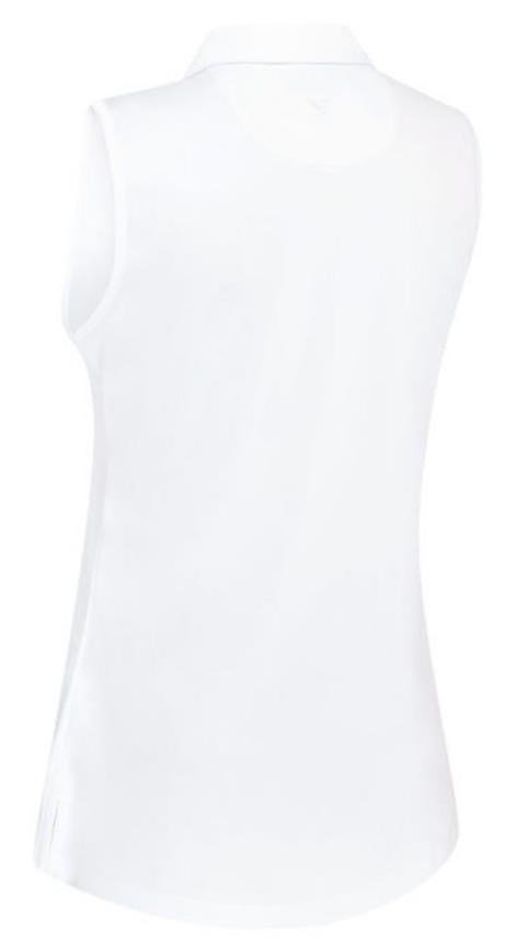 Callaway Tournament Sleeveless damskie polo, białe