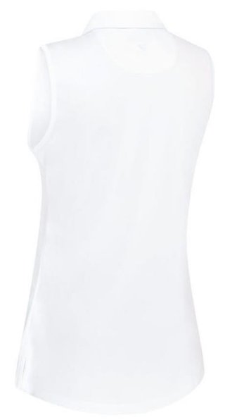 Callaway Tournament Sleeveless damskie polo, białe