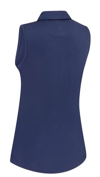 Callaway Tournament Sleeveless damskie polo, granatowe