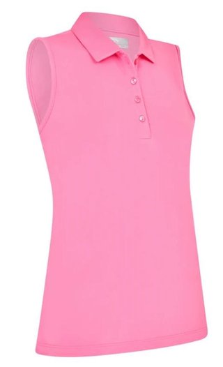 Callaway Tournament Sleeveless damskie polo, cheeky pink