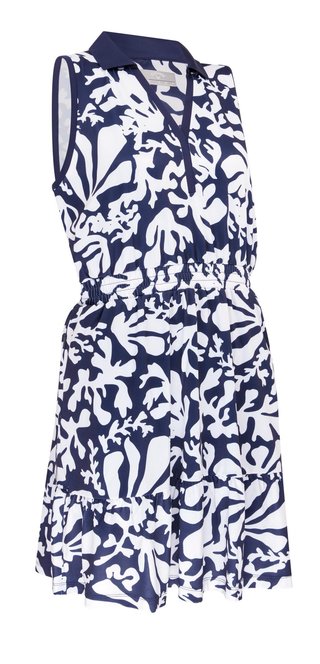 Callaway Abstract Floral damska sukienka, granatowa
