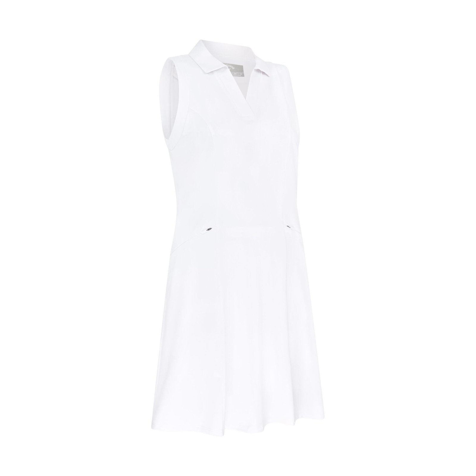 Callaway Flounce Dress with Mesh damska sukienka, biała