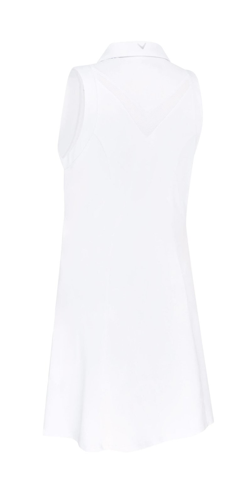 Callaway Flounce Dress with Mesh damska sukienka, biała