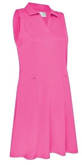 Callaway Flounce Dress with Mesh damska sukienka, różowa