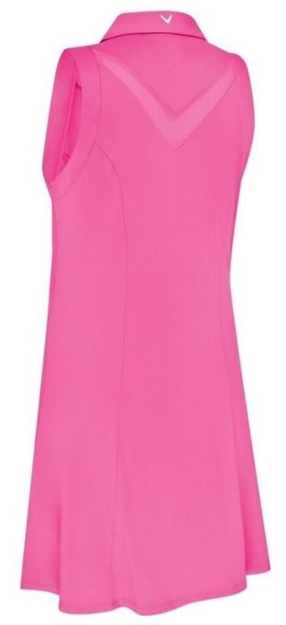 Callaway Flounce Dress with Mesh damska sukienka, różowa