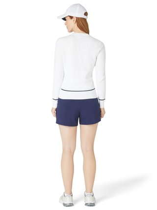 Callaway Chev sweater with Tipping damski sweter, bialy