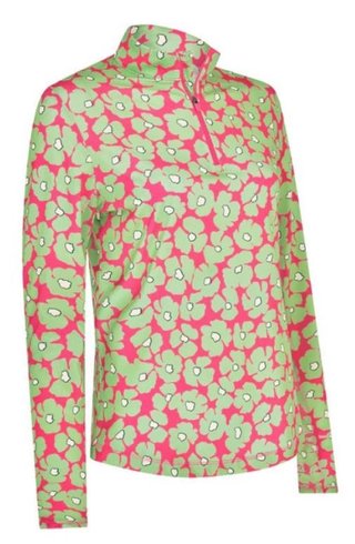 Callaway Floral Printed Sun Protection bluza damska, cheeky pink