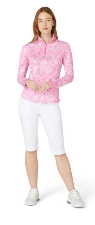 Callaway Stencil Floral damska bluza, cheeky pink