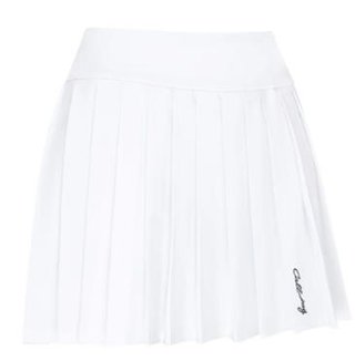 Callaway 16" Pleated spódnica golfowa, biała