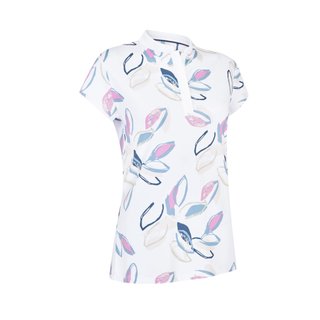 Callaway Linear Petals damskie polo, brilliant white