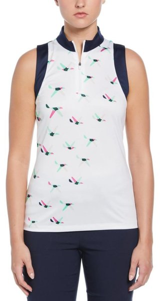 Callaway Engineered Birdie Sleeveless damskie polo, brilliant white