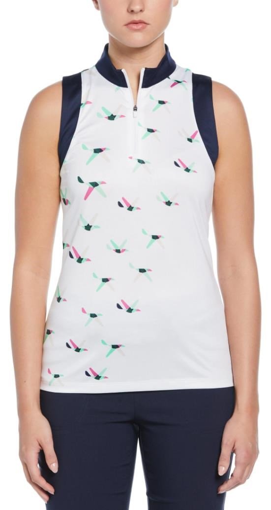 Callaway Engineered Birdie Sleeveless damskie polo, brilliant white