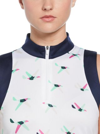 Callaway Engineered Birdie Sleeveless damskie polo, brilliant white