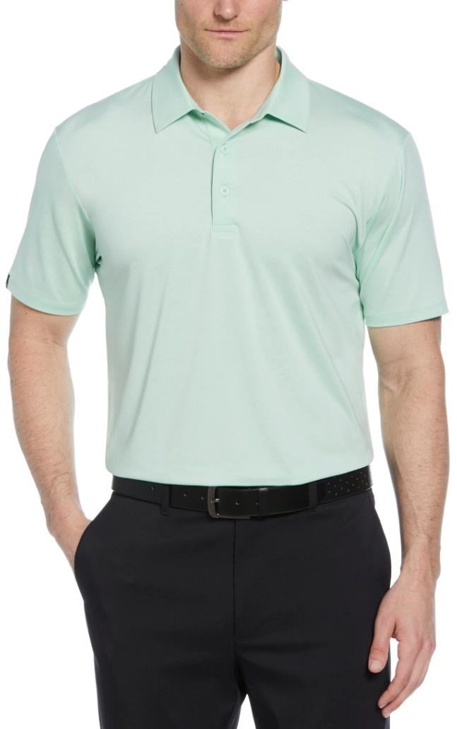 Callaway Premium Heathered męskie polo, birds egg green heather